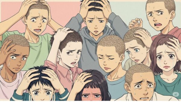 薄毛坊主スカスカ